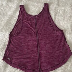 lululemon athletica Women's Maroon Tank Top